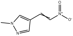 (E)-1-Methyl-4-(2-nitrovinyl)-1H-pyrazole Structure