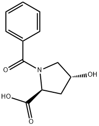 N-BENZOYL-4-HYDROXYPROLINE Structure