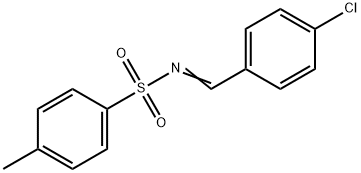 N-(4-Chlorobenzylidene)-4-methylbenzenesulfonamide 구조식 이미지