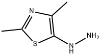 Thiazole, 5-hydrazino-2,4-dimethyl- (9CI) Structure