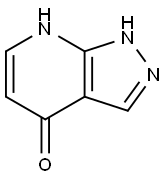 1-H-PYRAZOLO[3,4-B]PYRIDIN-4-OL Structure