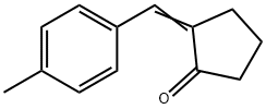 (E)-2-(4-Methylbenzylidene)cyclopentanone Structure