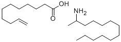 undec-10-enoic acid, compound with 2-tridecylamine (1:1) Structure