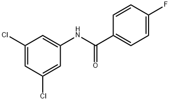 N-(3,5-dichlorophenyl)-4-fluorobenzamide Structure