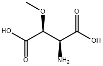 L-Aspartic acid, 3-methoxy-, (3S)- (9CI) Structure