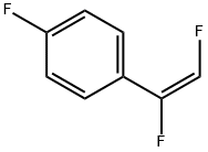 Benzene, 1-[(1E)-1,2-difluoroethenyl]-4-fluoro- (9CI) Structure