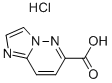 IMIDAZO[1,2-B]PYRIDAZINE-6-CARBOXYLIC ACID MONOHYDROCHLORIDE Structure