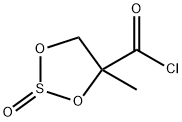 1,3,2-Dioxathiolane-4-carbonyl chloride, 4-methyl-, 2-oxide (9CI) Structure