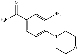 3-AMINO-4-MORPHOLIN-4-YL-BENZAMIDE 구조식 이미지