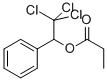 alpha-(trichloromethyl)benzyl propionate Structure