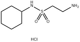 2-Amino-ethanesulfonic acid cyclohexylamidehydrochloride 구조식 이미지