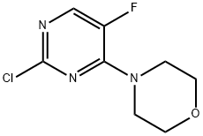 4-(2-chloro-5-fluoro-pyrimidin-4-yl)-morpholine Structure