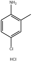 4-클로로-O-톨루딘 수화염화물 구조식 이미지