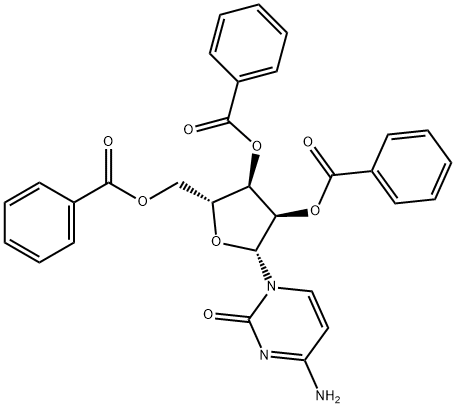 2'-O,3'-O,5'-O-Tribenzoylcytidine Structure