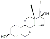 (3β,5β,17α)-19-Norpregnane-3,17-diol 구조식 이미지