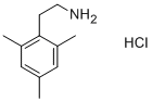 2 4 6-TRIMETHYLPHENETHYLAMINE HYDROCHLO& Structure