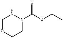 4H-1,3,4-Oxadiazine-4-carboxylicacid,tetrahydro-,ethylester(9CI) Structure