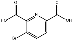 3-Bromopyridine-2,6-dicarboxylic acid Structure