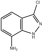 1H-INDAZOL-7-AMINE,3-CHLORO Structure