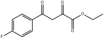 에틸4-(4-플루오로페닐)-2,4-디옥소부타노에이트 구조식 이미지