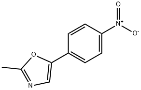 Oxazole,2-methyl-5-(4-nitrophenyl)- Structure