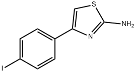 4-(4-Iodophenyl)thiazol-2-ylamine 구조식 이미지