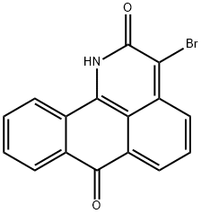 3-bromo-1H-dibenzo[de,h]quinoline-2,7-dione Structure