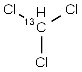 CHLOROFORM (13C) 구조식 이미지