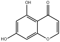 5,7-dihydroxychromone 구조식 이미지
