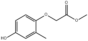 아세트산,2-(4-히드록시-2-메틸페녹시)-,메틸에스테르 구조식 이미지