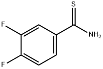 Benzenecarbothioamide, 3,4-difluoro- (9CI) Structure