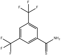 3,5-DI(TRIFLUOROMETHYL)BENZENE-1-CARBOTHIOAMIDE Structure