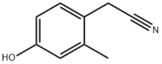 Benzeneacetonitrile, 4-hydroxy-2-methyl- (9CI) Structure