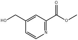 2-Pyridinecarboxylicacid,4-(hydroxymethyl)-,methylester(9CI) 구조식 이미지