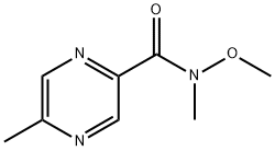 N-methoxy-N,5-dimethyl-2-Pyrazinecarboxamide Structure