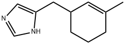 1H-Imidazole,  4-[(3-methyl-2-cyclohexen-1-yl)methyl]-  (9CI) 구조식 이미지