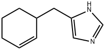 1H-Imidazole,  4-(2-cyclohexen-1-ylmethyl)-  (9CI) Structure