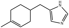 1H-Imidazole,  5-[(4-methyl-3-cyclohexen-1-yl)methyl]- 구조식 이미지