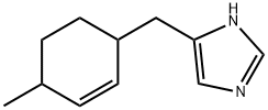 1H-Imidazole,  4-[(4-methyl-2-cyclohexen-1-yl)methyl]-  (9CI) 구조식 이미지