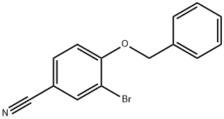 3-Bromo-4-(phenylmethoxy)-benzonitrile 구조식 이미지