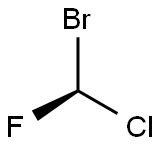 (-)-브로모클로로플루오로메탄 구조식 이미지