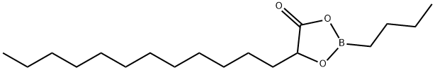 2-Butyl-5-dodecyl-1,3,2-dioxaborolan-4-one Structure