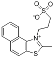 2-METHYL-1-(3-SULFOPROPYL)NAPHTHO[1,2-D]THIAZOLIUM INNER SALT 구조식 이미지