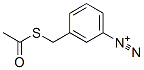 3-(acetylsulfanylmethyl)benzenediazonium Structure