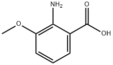 2-AMINO-3-METHOXYBENZOIC ACID Structure