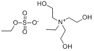 에틸트리스(2-하이드록시에틸)암모늄에틸설페이트 구조식 이미지