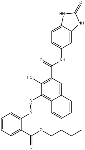 31778-10-6 Butyl 2-[[3-[[(2,3-dihydro-2-oxo-1H-benzimidazol-5-yl)amino]carbonyl]-2-hydroxy-1-naphthyl]azo]benzoate
