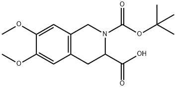 6,7-DIMETHOXY-3,4-DIHYDRO-1H-ISOQUINOLINE-2,3-DICARBOXYLIC ACID 2-TERT-BUTYL ESTER 구조식 이미지