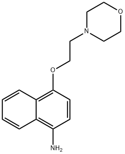 4-(2-Morpholinoethoxy)naphthalen-1-amine 구조식 이미지