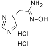 N-HYDROXY-2-(1H-1,2,4-TRIAZOL-1-YL)ETHANIMIDAMIDE HYDROCHLORIDE Structure